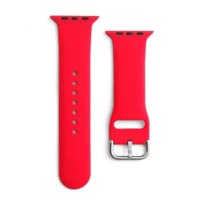 Apple Watch 2/3/4/5/6/7/8/SE (49/45/44/42mm) Ultra Armband Silicone - Röd