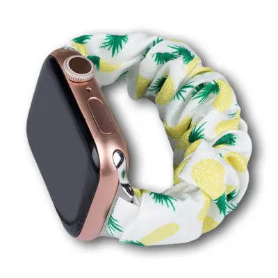 Apple Watch 2/3/4/5/6/7/SE (38/40/41mm) Armband Tyg - Pineapple