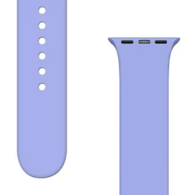 Apple Watch 2/3/4/5/6/7/SE (41/40/38mm) Armband Silicon APS - Lila