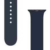 Apple Watch 2/3/4/5/6/7/SE (45/44/42mm) Armband Silicon APS - Mörkblå