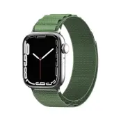Apple Watch 4/5/6/7/8/SE (38/40/41mm) Armband Alpine - Grön