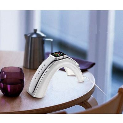 Apple Watch laddningsstation i aluminium och hårdplast