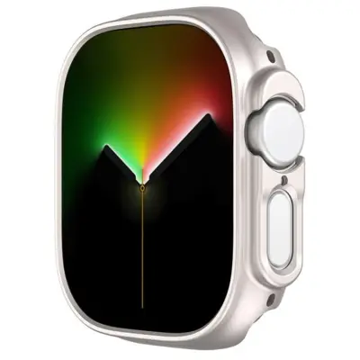 Apple Watch Ultra (49mm) Skal Rubberized PC - Starlight