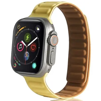 Beline Apple Watch (38/40/41mm) Armband Magnetic - Gul