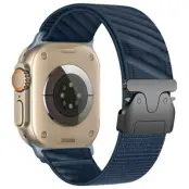Beline Apple Watch 38/40/41mm Armband Oblique - Marinblå
