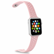 Celly Silikonarmband för Apple Watch - Rosa
