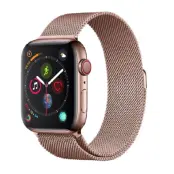 Devia Apple Watch (42/44/45/49mm) Armband Elegant Milanese - Roseguld