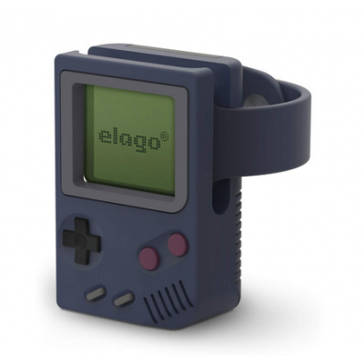 Elago W5 Vintage Stand (Apple Watch) - Blå