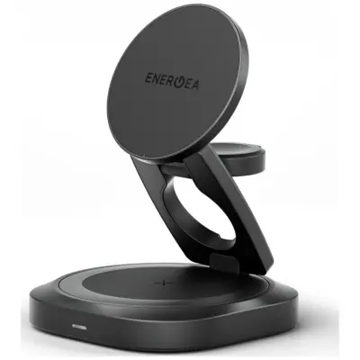 Energea Qi2.2 MagSafe Trådlös Laddare För iPhone/Apple Watch/Airpods