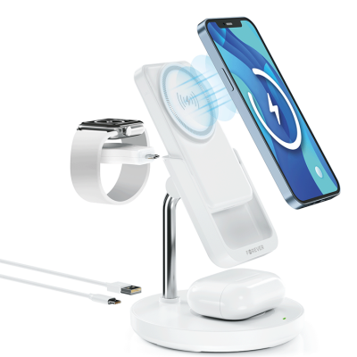 Forever 5-in-1 Trådlös Laddare Magsafe iPhone Apple Watch AirPods