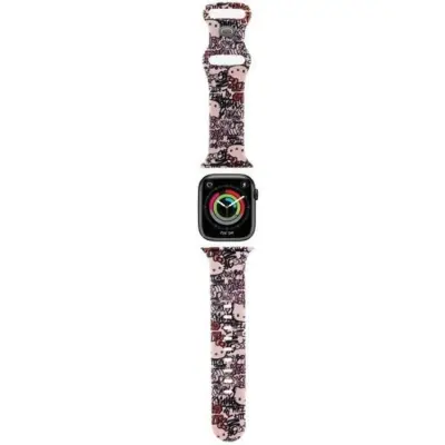 Hello Kitty Apple Watch (38/40/41mm) Armband Tags Graffiti - Rosa