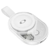 Hoco Trådlös Laddare Apple Watch och Samsung Watch 2.5W CW60 - Vit