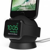 iOttie OmniBolt Charging Stand (iPhone/Apple Watch) - Svart