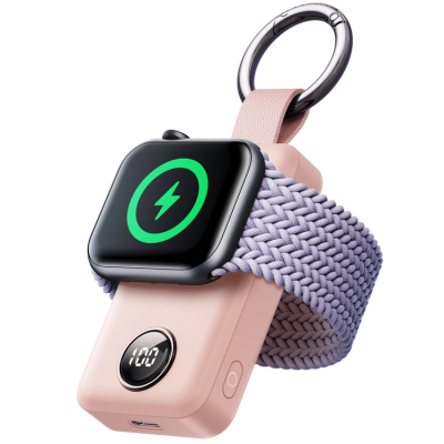 Joyroom Trådlös Powerbank 2000mAh 3W För Apple Watch - Rosa