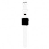 Karl Lagerfeld Silicone Karl Heads Strap Apple Watch 42/44/45mm - Vit