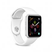 Puro Apple Watch 38/40/41 mm Armband Silikon - Vit