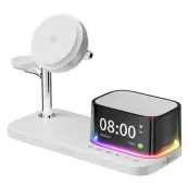 Qi2.2 Magnetisk Trådlös Laddare 25W iPhone/Apple Watch/AirPods C09PRO - Vit