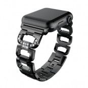 Rhinestone Bracelet Apple Watch 42/44 mm Black