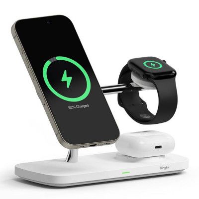Ringke 3-in-1 Trådlös Laddare Magsafe Qi2 iPhone Apple Watch AirPods