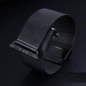 Rostfritt Stål Magnetisk Watchband till Apple Watch 42mm - Svart