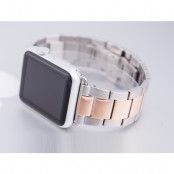 Smondor Rostfritt Stål Watchband till Apple Watch 42mm - Rose Silver