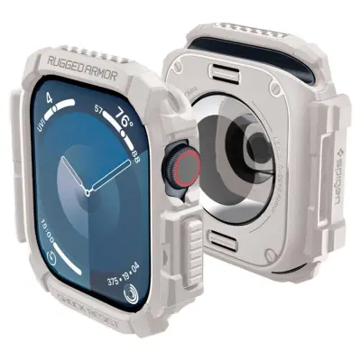 Spigen Apple Watch 10 (46mm) Skal Rugged Armor - Dune Beige