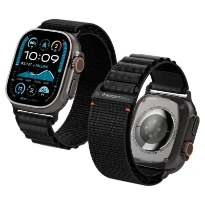 Spigen Apple Watch (44/45/46/49mm) Armband WBF1 - Svart