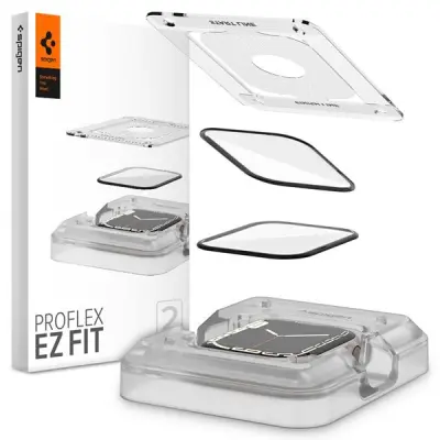 Spigen Hybrid Glas''EZ-FIT''2-Pack Apple Watch 7/8 45mm