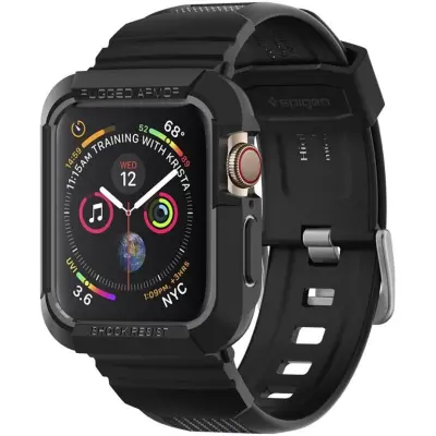Spigen Rugged Armor Pro (Apple Watch 44/45 mm) - Grå