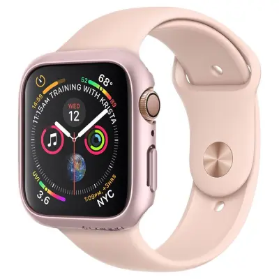 Spigen Thin Fit (Apple Watch 44 mm) - Svart