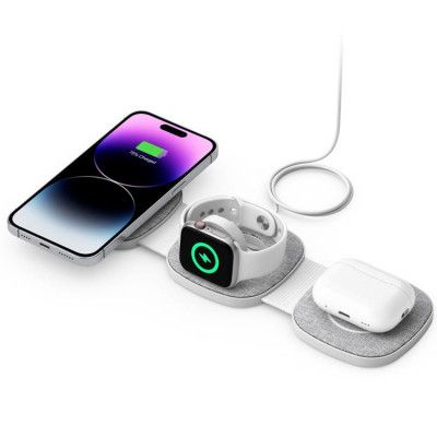 Tech-Protect 3-in-1 Trådlös Laddare Magsafe iPhone, Apple Watch, AirPods