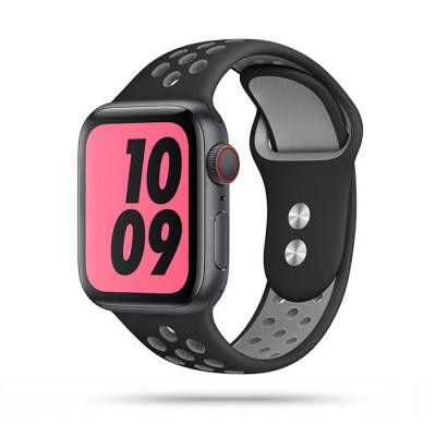 Tech-Protect Softband Apple Watch 4/5/6/7/8/SE/Ultra (42/44/45/49mm) Svart/Grå