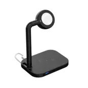 Trådlös Laddare Magnetic För iPhone,Apple Watch - Svart