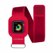Twelve South ActionSleeve armband för Apple Watch 42mm - Röd