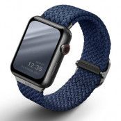 UNIQ Aspen Strap Apple Watch 4/5/6/7/SE/Ultra 42/44/45/49 mm - Blå