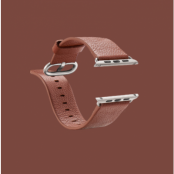 Watchband i äkta läder till Apple Watch 38mm - Brun