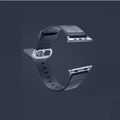 Watchband i äkta läder till Apple Watch 38mm - MörkBlå