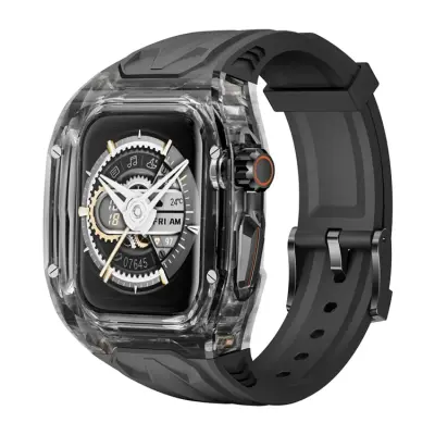 WIWU Apple Watch (42/44/45mm) Armband Rambo - Svart