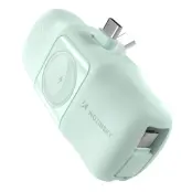 Wozinsky USB-C Mini Powerbank 15W 5000mAh - Grön