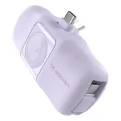 Wozinsky USB-C Mini Powerbank 15W 5000mAh - Lila