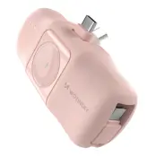 Wozinsky USB-C Mini Powerbank 15W 5000mAh - Rosa
