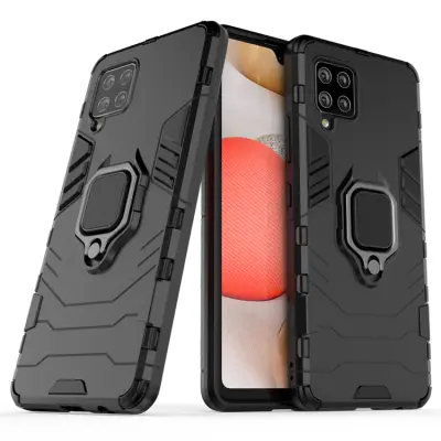 Ring Armor Skal Galaxy A42 - Svart