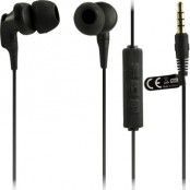 DELTACO in-ear headphones for iPhone (Svart)