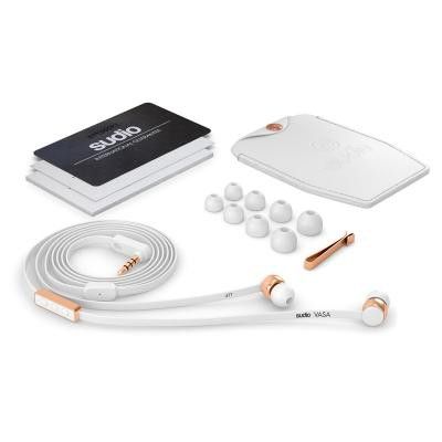 Sudio Hörlur VASA iOS In-Ear Mic - Vit