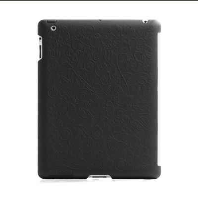 Bluelounge Shell - fodral för iPad 2 - Flower Svart