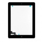 iPad 2 Komplett Glas & Digitizer med delar - Svart