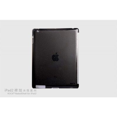 Rock water drops NakedShell Skal till Apple iPad 2 (SVART)