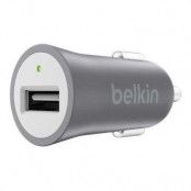 Belkin Premium Micro Billaddare 2.4A - Grå