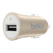 Belkin Premium Micro Billaddare 2.4A - Guld