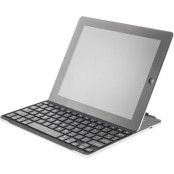 Deltaco tangentbord för iPad 2/3 - Bluetooth, USB - Svart/Silver